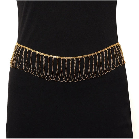 Fashion Women's Gold Plated Kamarband Waist Belt For Women//Girls Adjustable Chain