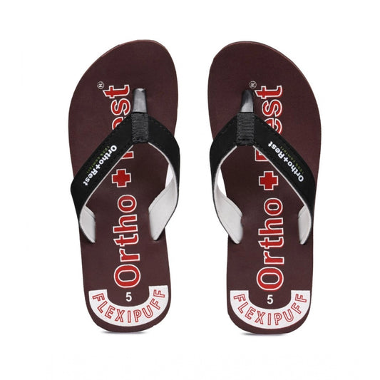 Fashion Unisex Rubber Comfortable Orthopedic Doctor Slipper and Flip Flops (Maroon)