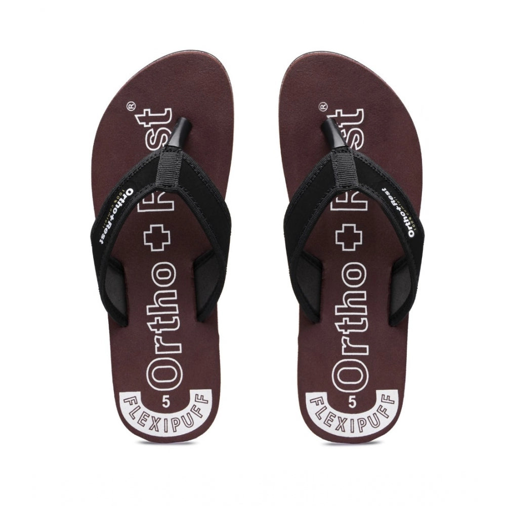 Amfyn Unisex Rubber Comfortable Orthopedic Doctor Slipper and Flip Flops (Maroon)