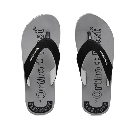 Fashion Unisex Rubber Comfortable Orthopedic Doctor Slipper and Flip Flops (Grey)