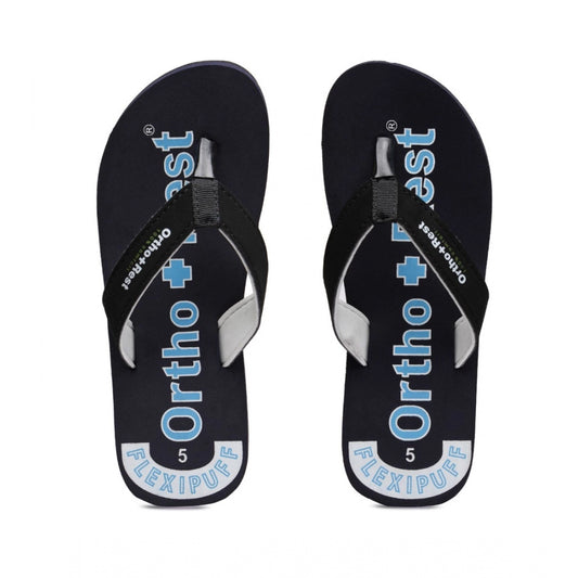 Fashion Unisex Rubber Comfortable Orthopedic Doctor Slipper and Flip Flops (Blue)