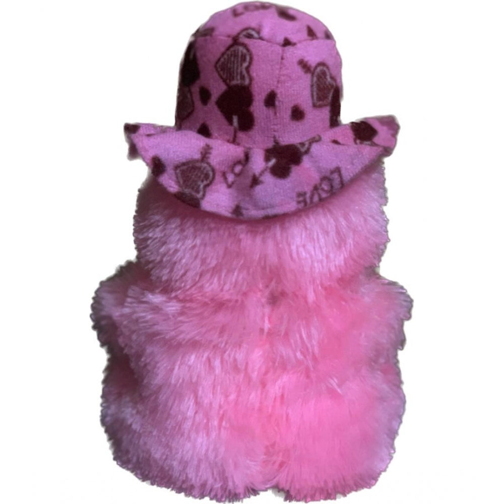 Amfyn Cap Teddy bear (Pink)