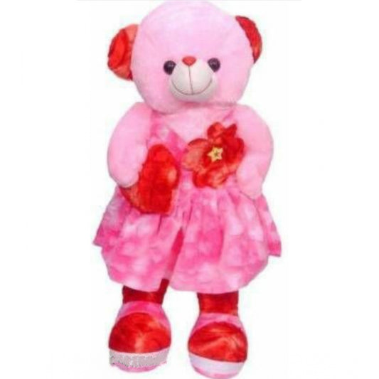 Amfyn Standing Teddy Bear Stuffed Toys (Pink)