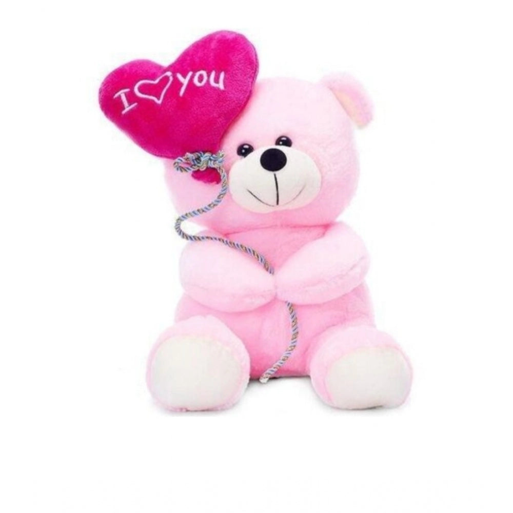 Amfyn Bear with Heart Love You Balloon (Pink)