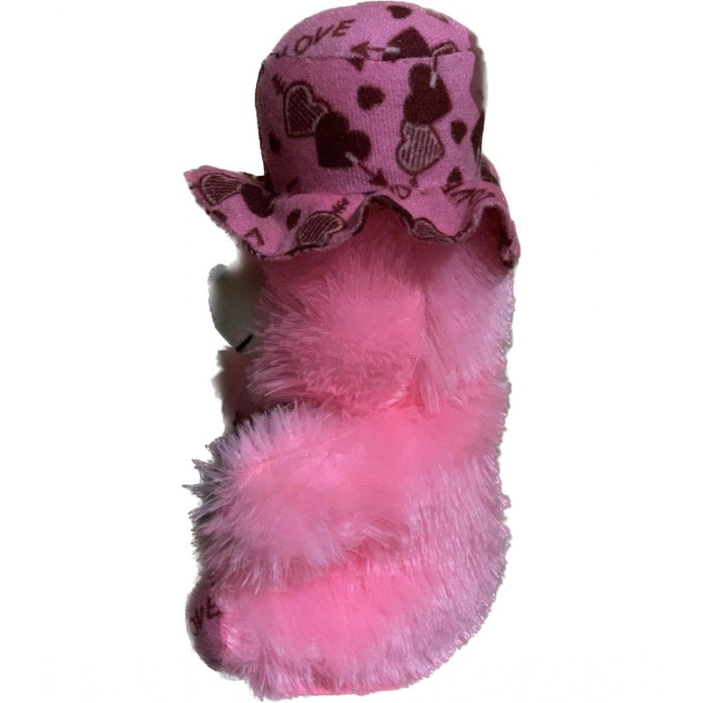 Amfyn Cap Teddy bear (Pink)