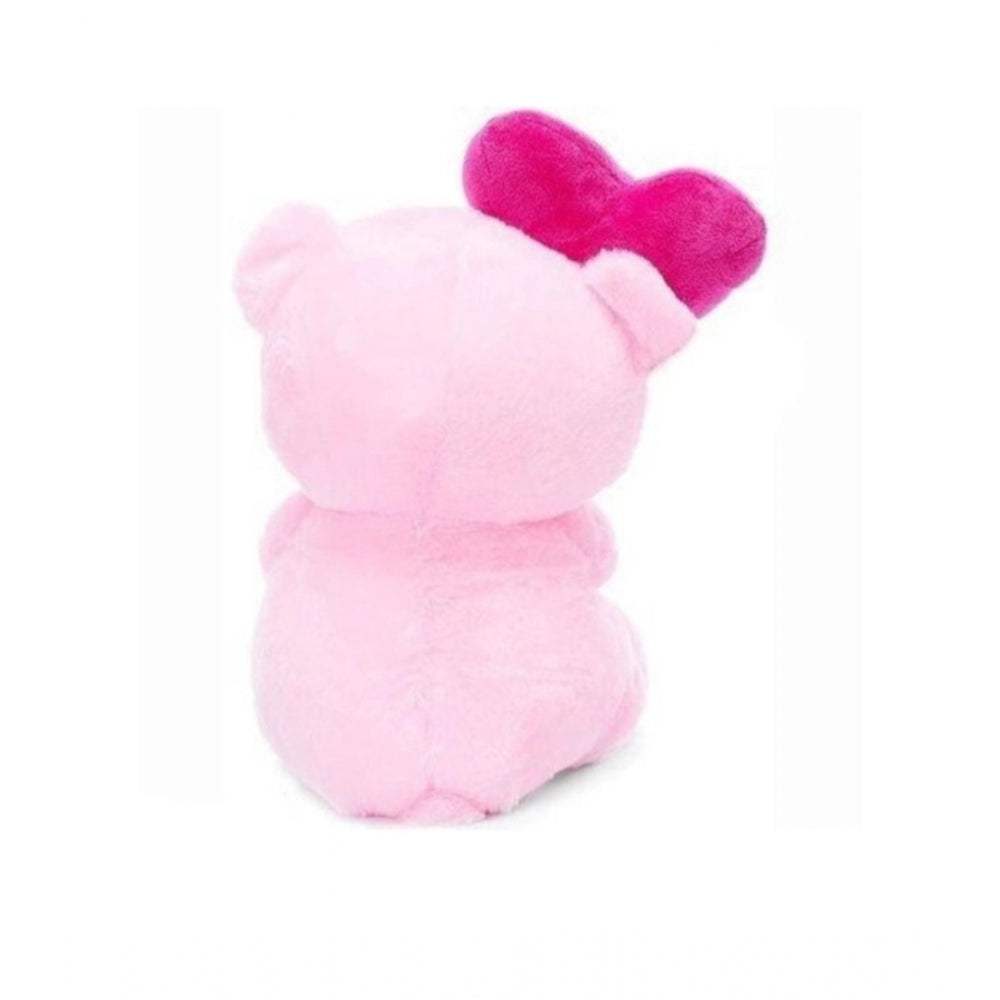 Amfyn Bear with Heart Love You Balloon (Pink)