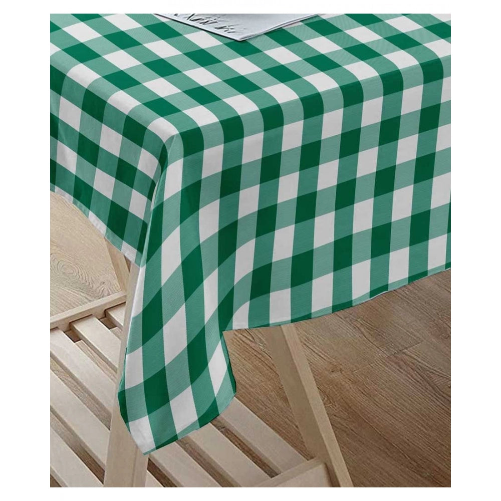 Fashion Checkered Cotton Checks Table Cloth (Light Green)