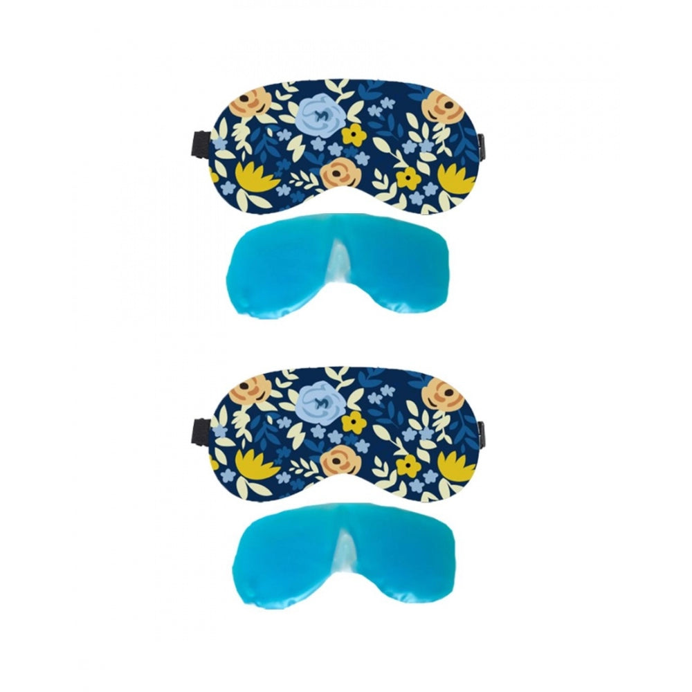 Fashion Printed Polyester Eyemasks (Blue)