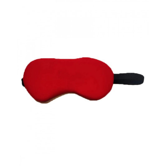 Fashion Solid Lycra Foam Eyemasks (Red)