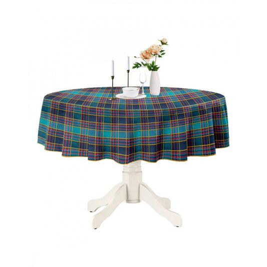 Amfyn Checked Cotton Checks Table Cloth (Multicolor)