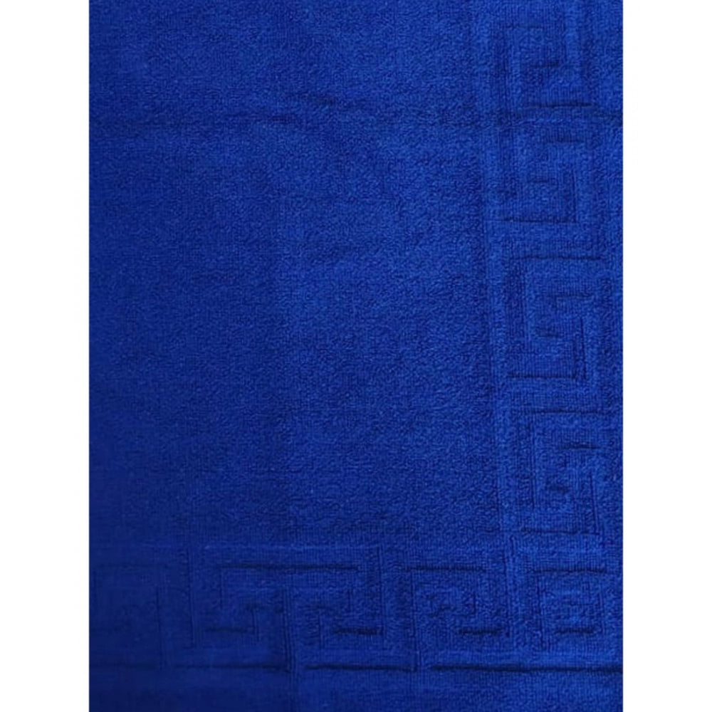 Fashion Solid Cotton Hotel Bathmats (Blue)