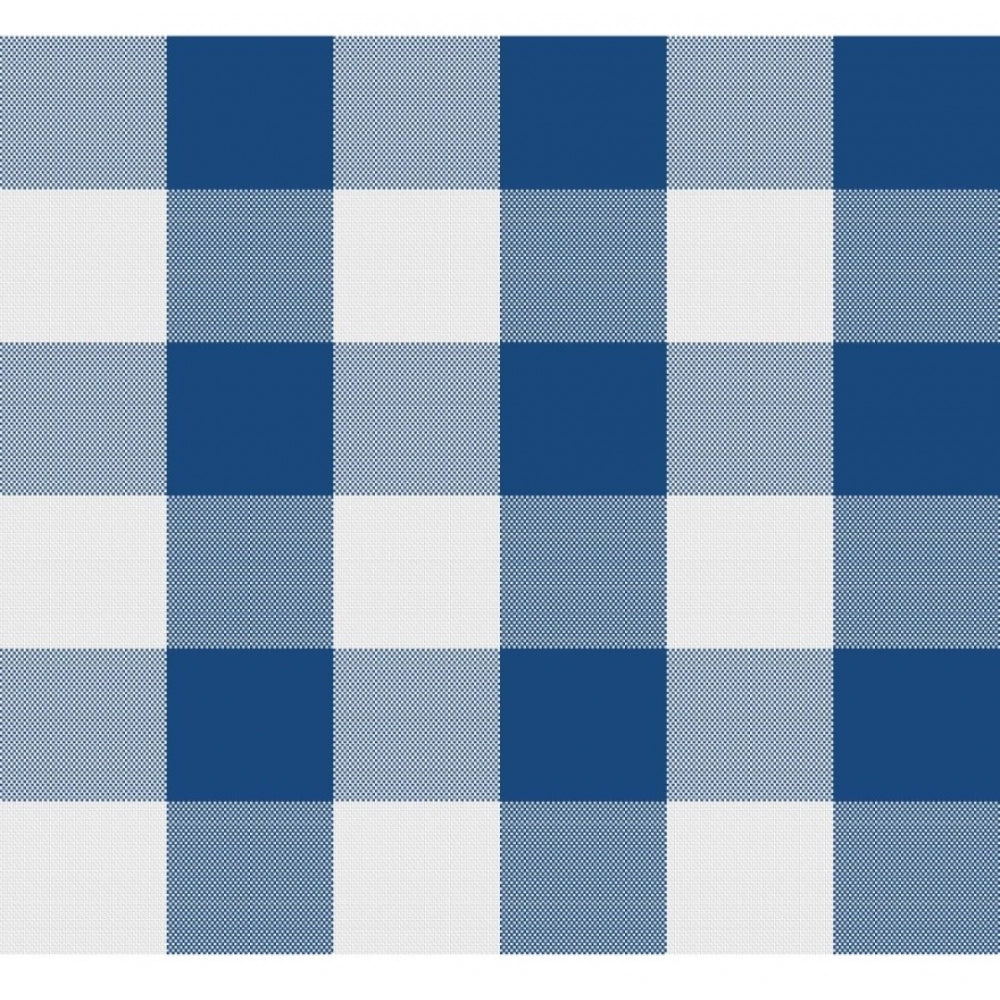 Fashion Checkered Cotton Place Mats Sets (Royal Blue)