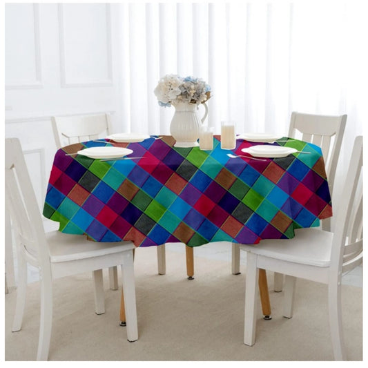 Amfyn Checked Cotton Checks Table Cloth (Multicolor)