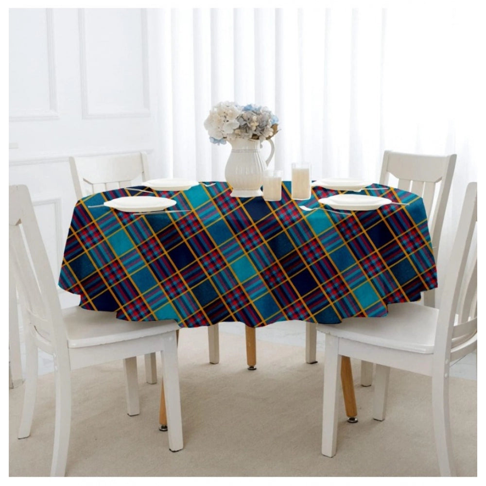 Amfyn Checked Cotton Checks Table Cloth (Multicolor)