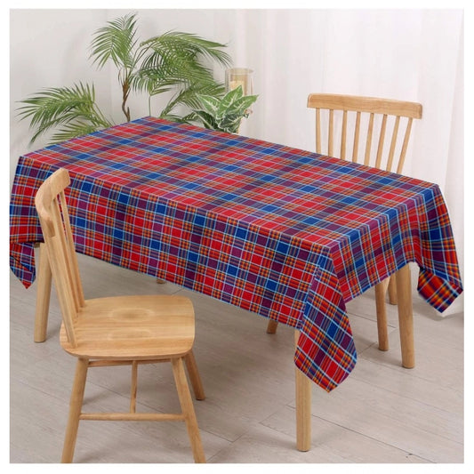 Fashion Checkered Cotton Checks Table Cloth (Multicolor)