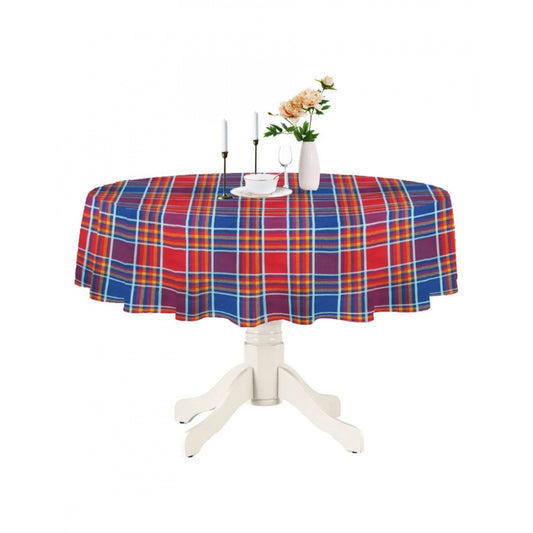 Amfyn Checked Cotton Checks Table Cloth (Multicolor)