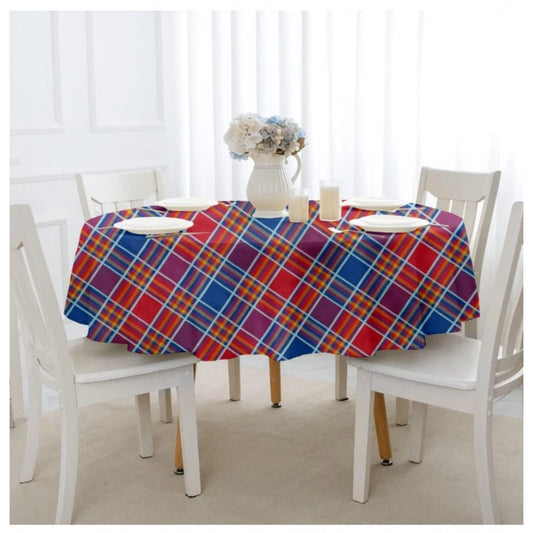 Amfyn Checked Cotton Checks Table Cloth (Multicolor)