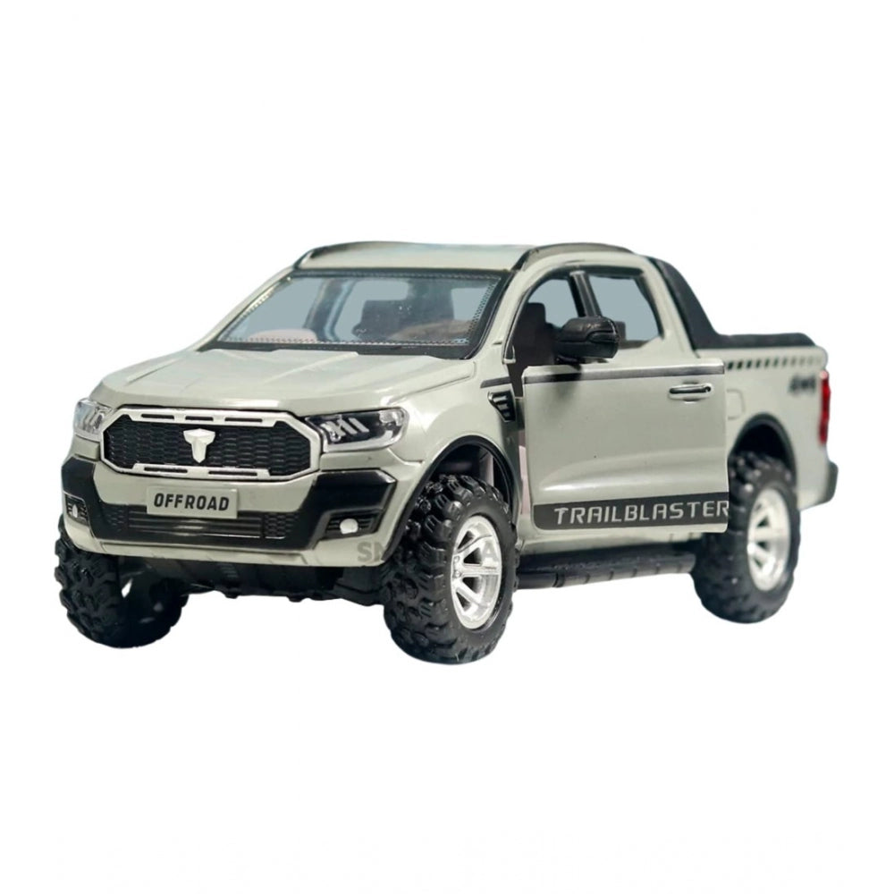 Amfyn Plastic Trailblaster Toys Truck With Door And Tailgate Openable Pickup Truck (Assorted)