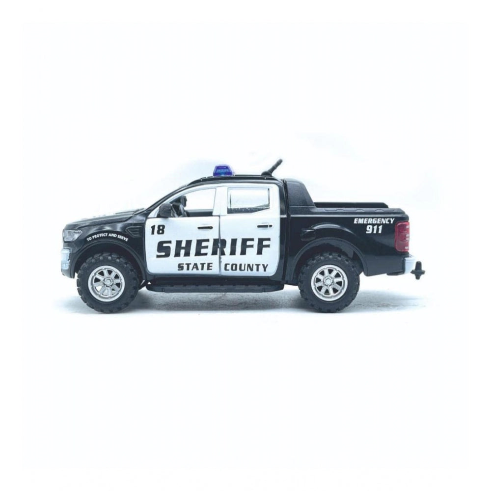 Amfyn Plastic Police Car Toys For Kids (Assorted)