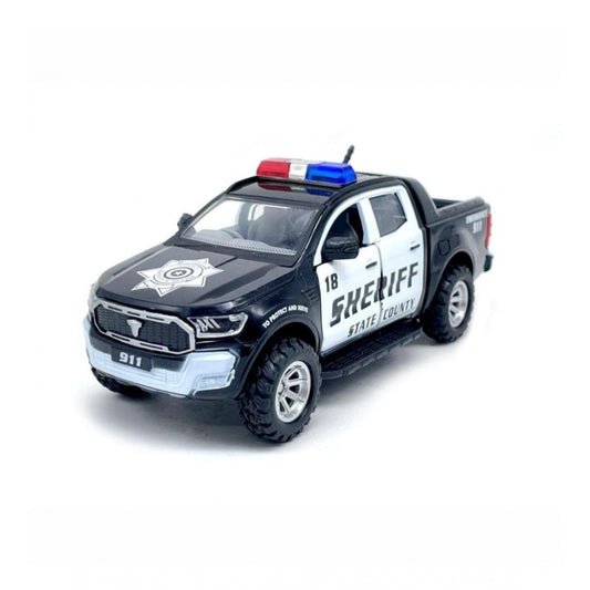 Amfyn Plastic Police Car Toys For Kids (Assorted)