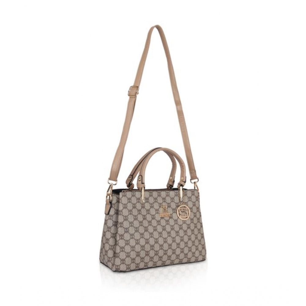 Fashion Women's Faux Leather Printed Handbag (Hilver)