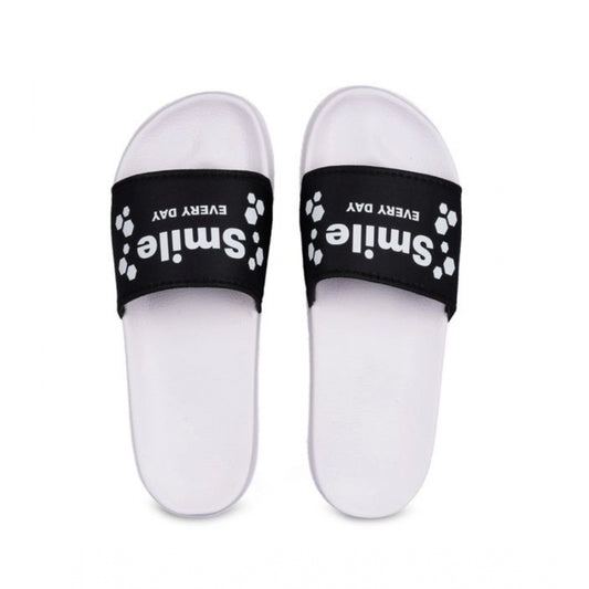 Fashion Men's Rubber Comfortable Flip-Flops and Slippers (Black)