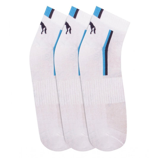 Amfyn Men's Printed Cotton Spandex Ankle Length Socks (Assorted)