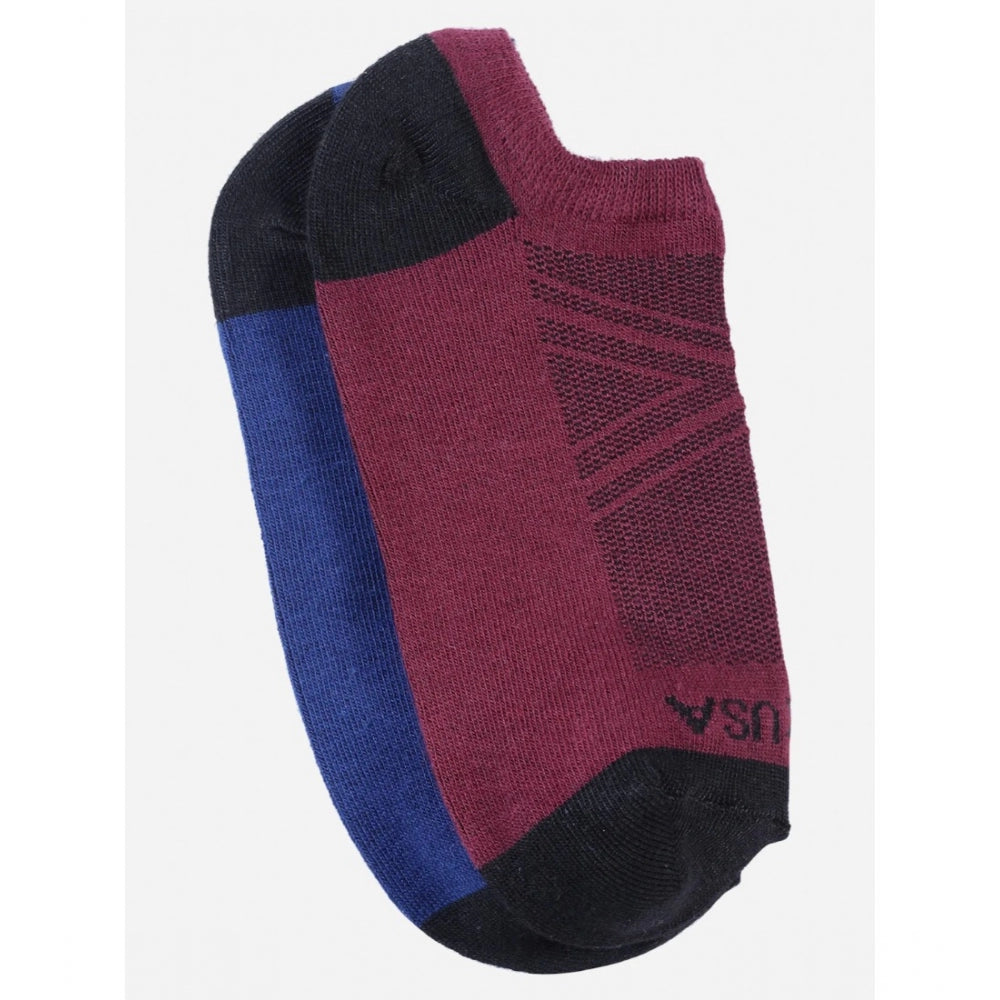 Amfyn Men's Printed Cotton Spandex Mid Length Socks (Assorted)