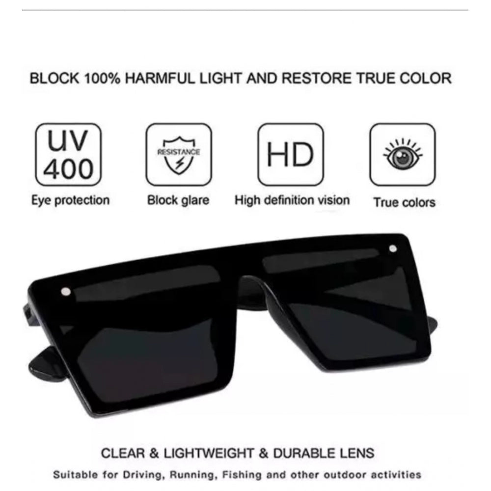 Amfyn Pack Of 2 Classic Unisex UV400 Protection Sunglasses (MultiColor)