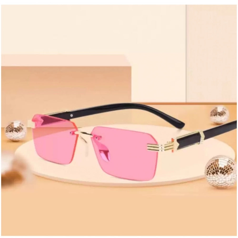 Amfyn Classic Unisex UV400 Protection Sunglasses (Pink)