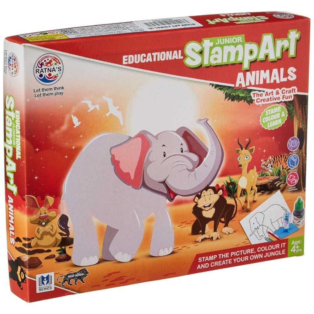 Stamp Art-Animal | Plastic | Educational Toys | 4+ Years