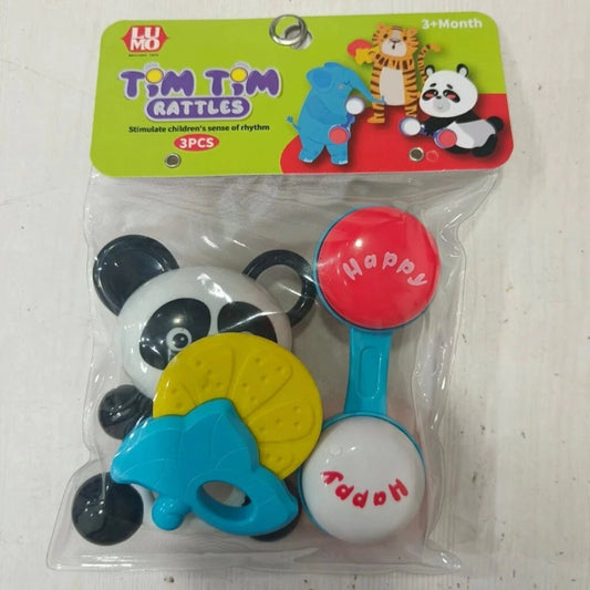 3 pcs Set Tim rattle | Plastic | Toys | 3+ Months