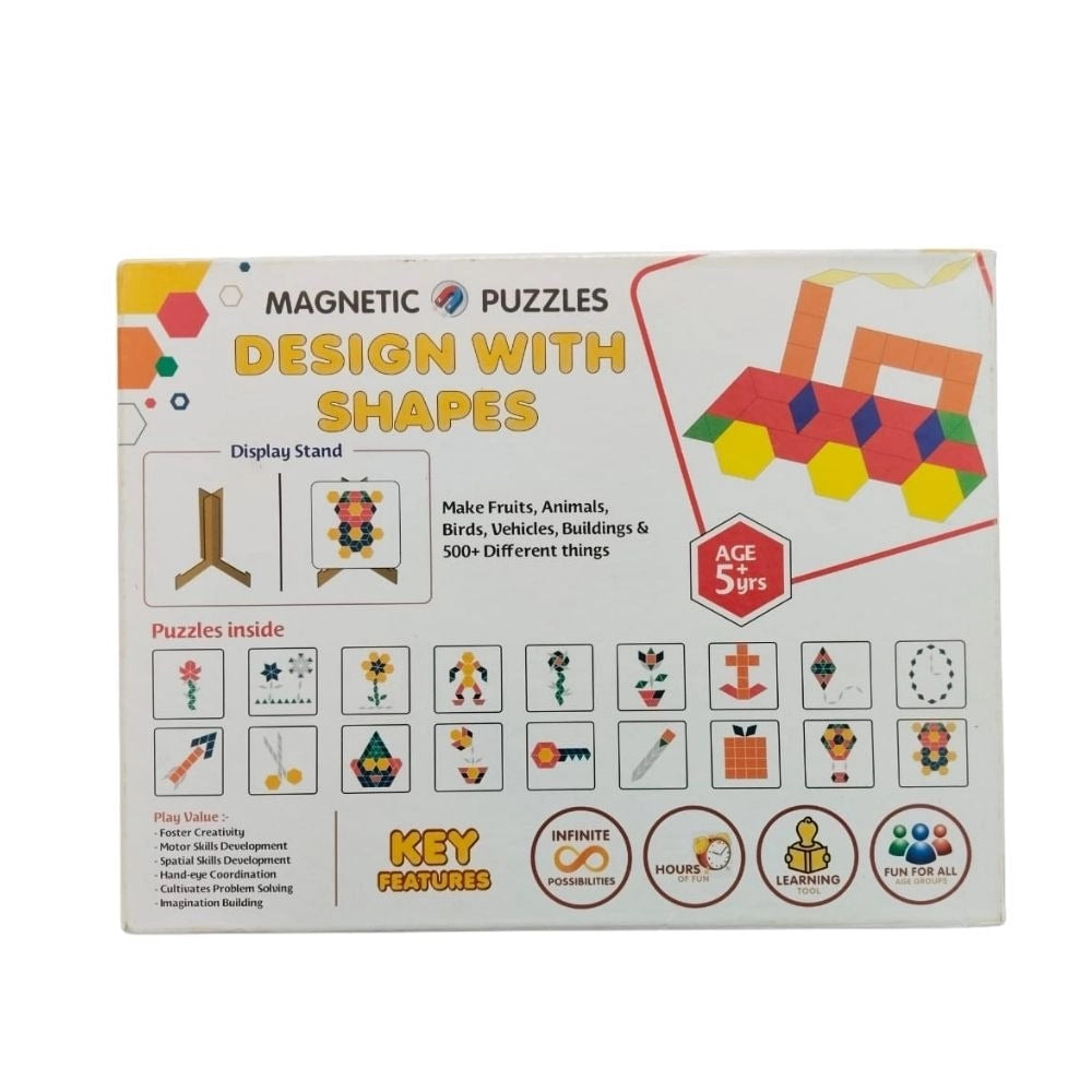 Magnetic Puzzle |   Cardboard  |   Educational Toys| 3+ Years