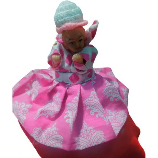 Amfyn Laddu Gopal Cottn Dress Size: 0 To 6 (Pink)