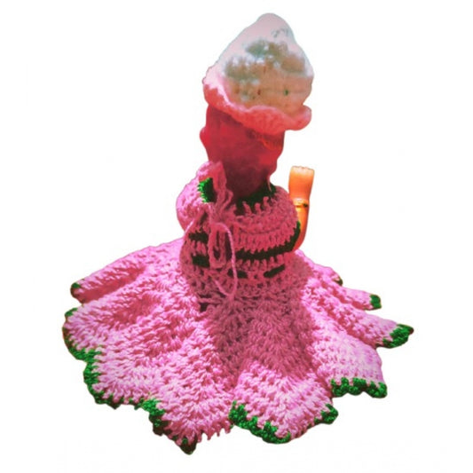 Amfyn Laddu Gopal Tharad Dress Size: 0 To 6 (Light Pink)