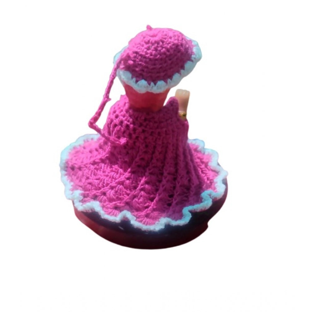 Amfyn Laddu Gopal Tharad Dress Size: 0 To 6 (Magenta)