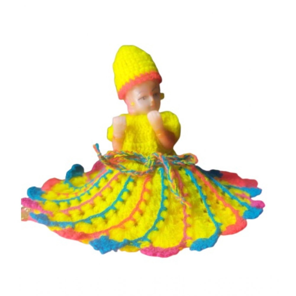 Amfyn Laddu Gopal Tharad Dress Size: 0 To 6 (Multicolor)