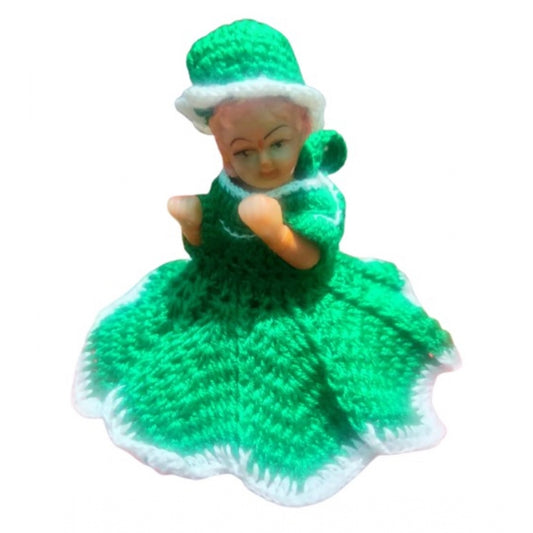 Amfyn Laddu Gopal Tharad Dress Size: 0 To 6 (Green)