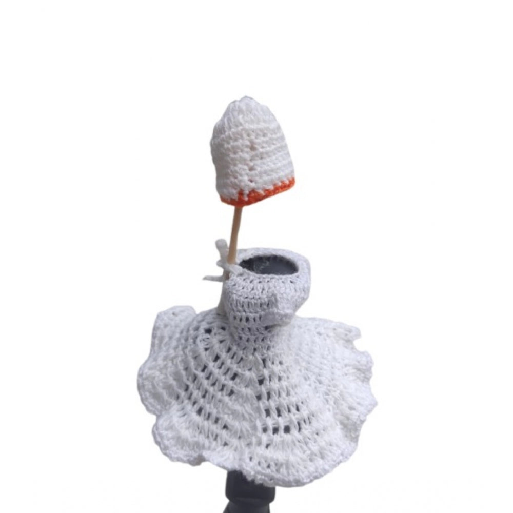 Amfyn Laddu Gopal Tharad Dress Size: 0 To 6 (White)