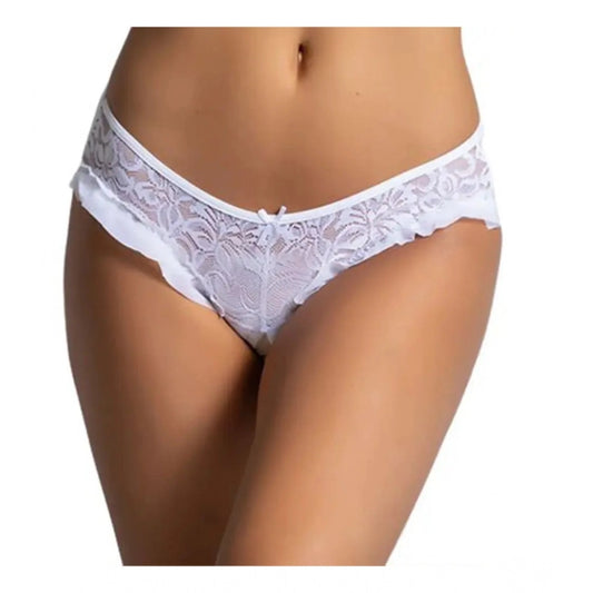 Amfyn Women's Pack Of_2  Nylon Spandex Self Design Hipster Panty (White, Free Size: Fit to S, M, L)