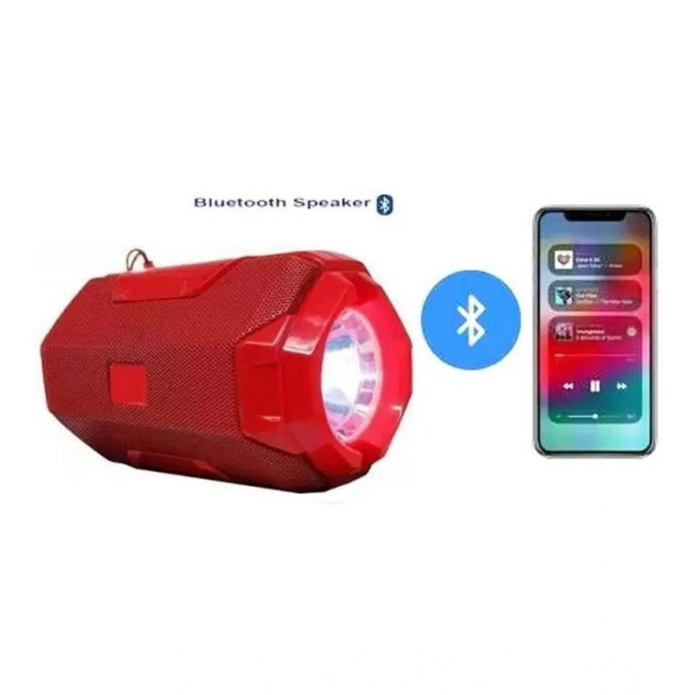 Amfyn Plastic Rubber Wireless AO105 Bluetooth Speaker (Red)