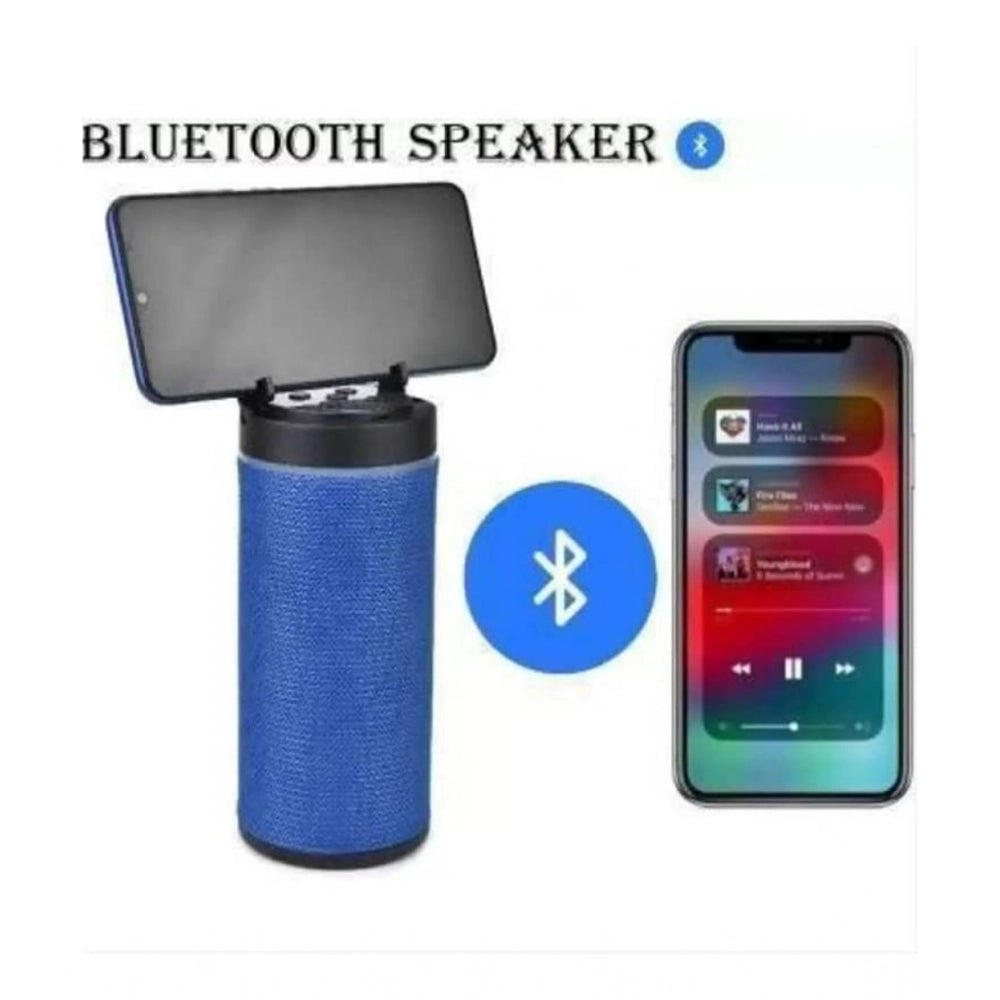 Amfyn Plastic Rubber Wireless KT125 Bluetooth Speaker (Blue)