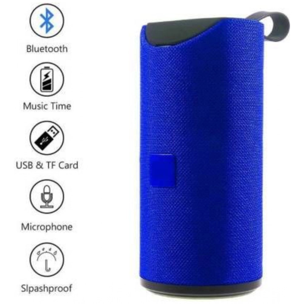 Amfyn Plastic Rubber Wireless TG113 Bluetooth Speaker (Blue)