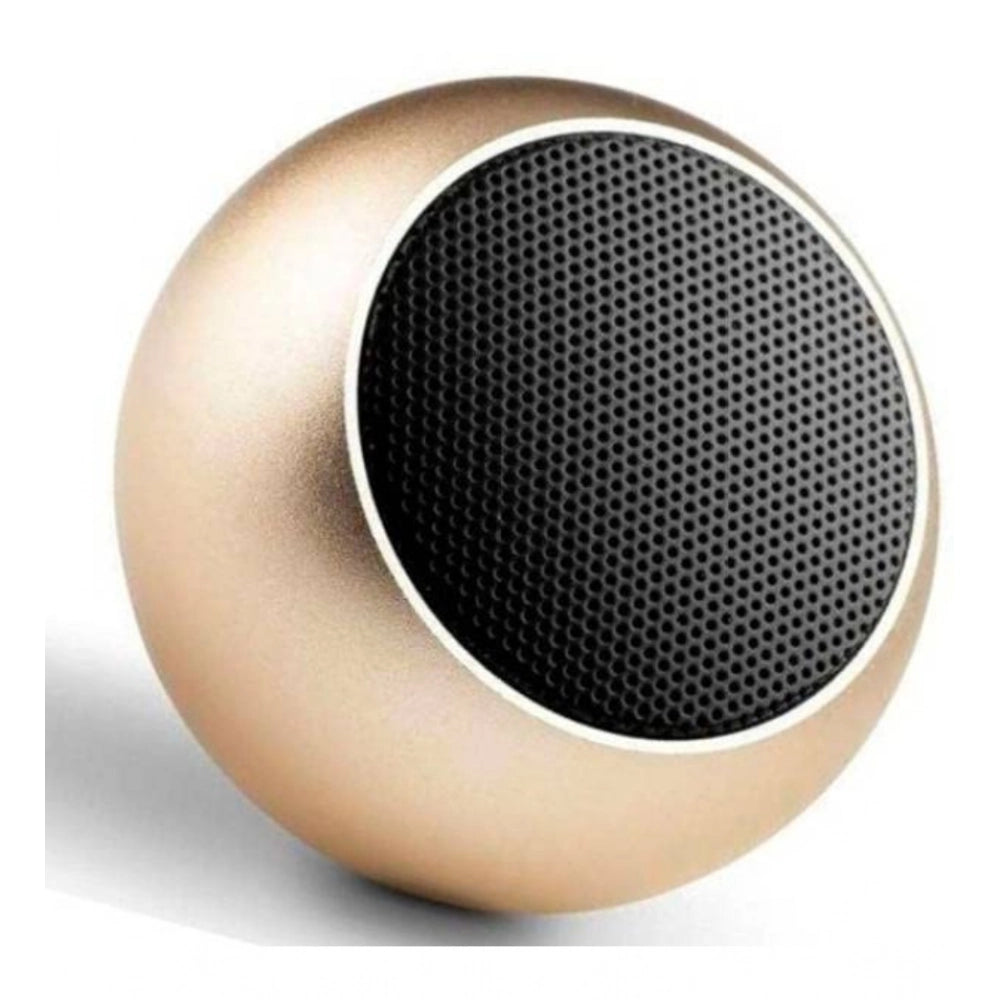 Amfyn Plastic Rubber Wireless M3 Bluetooth Speaker (Rose Gold)