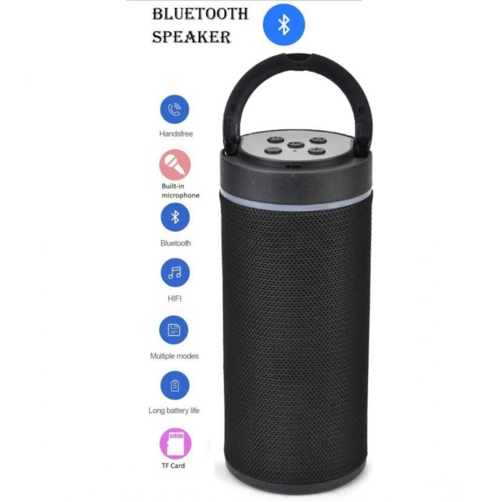 Amfyn Plastic Rubber Wireless KT125 Bluetooth Speaker (Black)