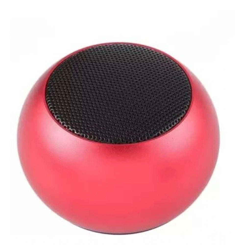 Amfyn Plastic Rubber Wireless M3 Bluetooth Speaker (Red)