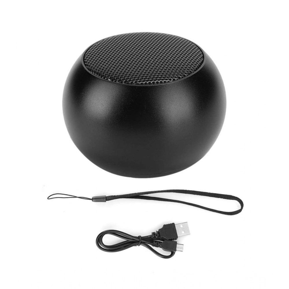 Amfyn Plastic Rubber Wireless M3 Bluetooth Speaker (Black)