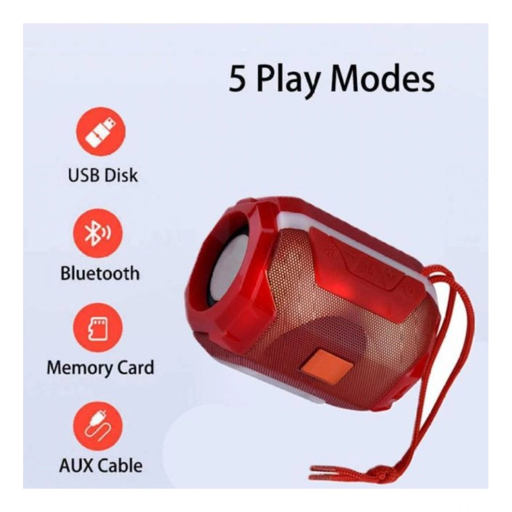 Amfyn Plastic Rubber Wireless A005 Bluetooth Speaker (Red)