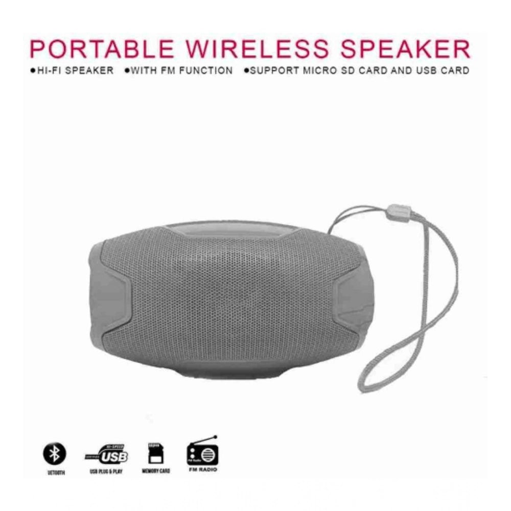 Amfyn Plastic Rubber Wireless AO105 Bluetooth Speaker (Grey)