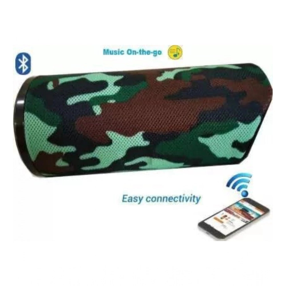 Amfyn Plastic Rubber Wireless TG113 Bluetooth Speaker (Foji)